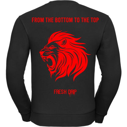 Fresh Drip - Lion Sweatshirt Black